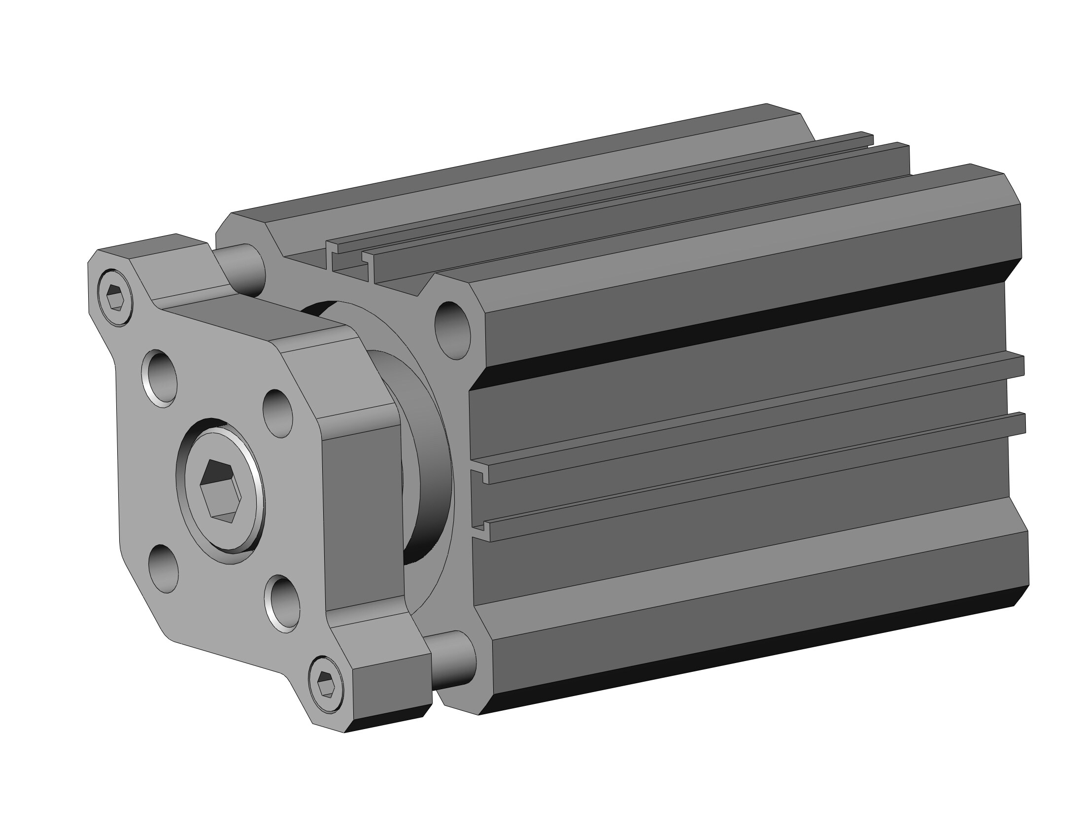 SMC CDQMA32-35-M9P cyl, compact, auto-switch, CQM COMPACT GUIDE ROD CYLINDER