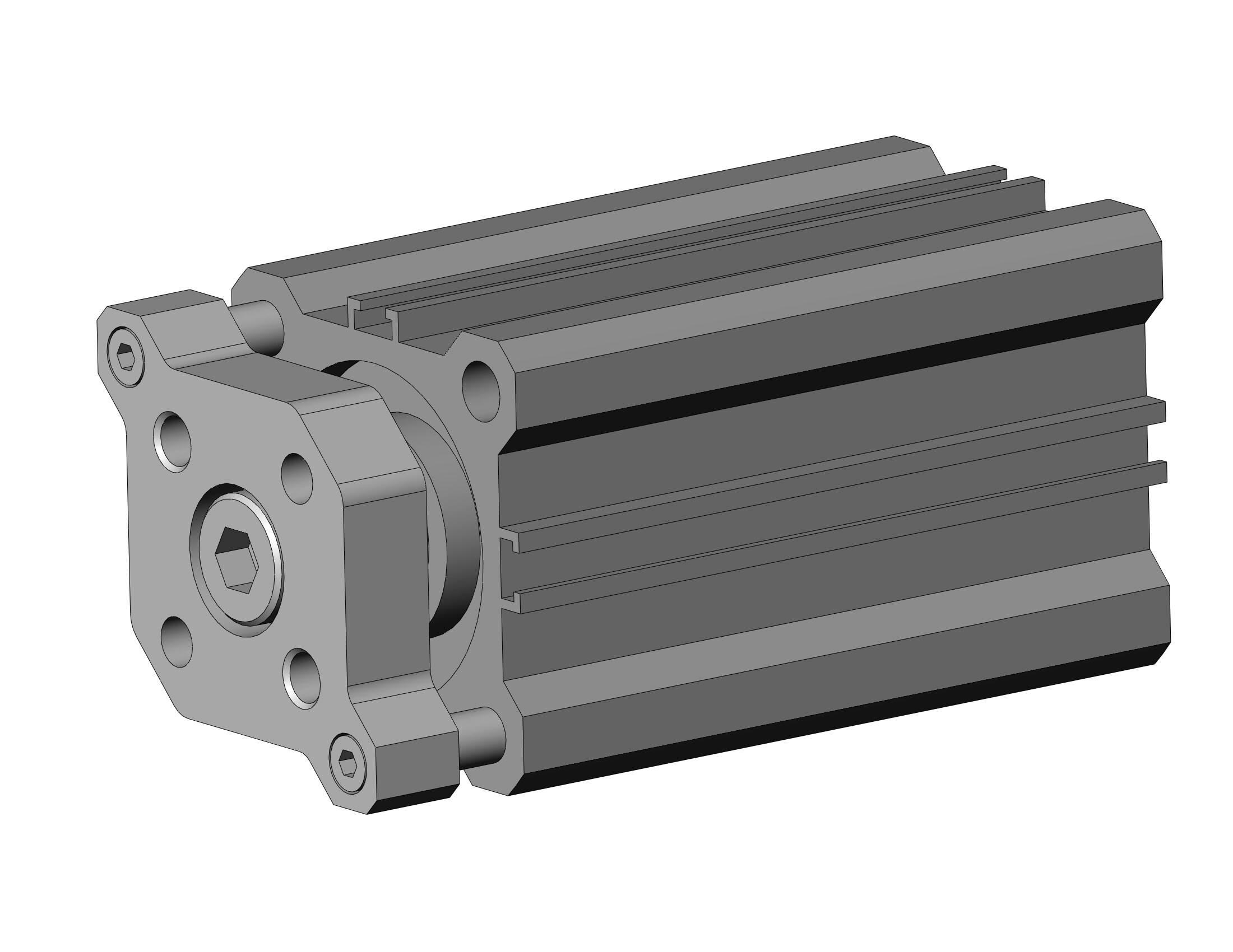 SMC CDQMA32-45-M9NMAPC compact guide rod cylinder, cqm, COMPACT CYLINDER W/GUIDE