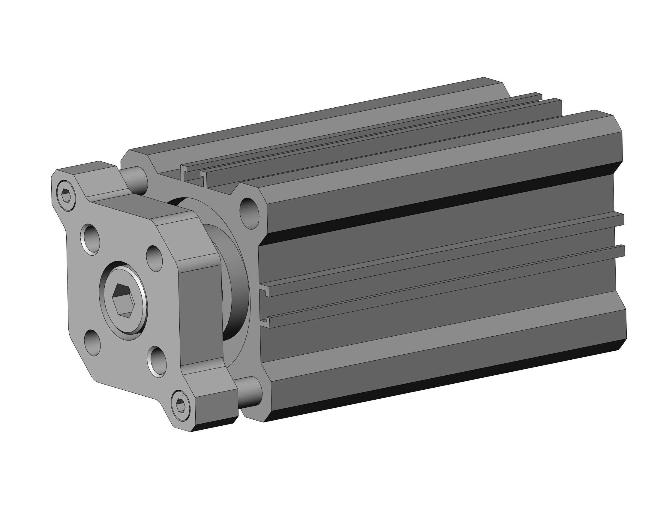 SMC CDQMA32-50-M9N cyl, compact, auto-switch, CQM COMPACT GUIDE ROD CYLINDER