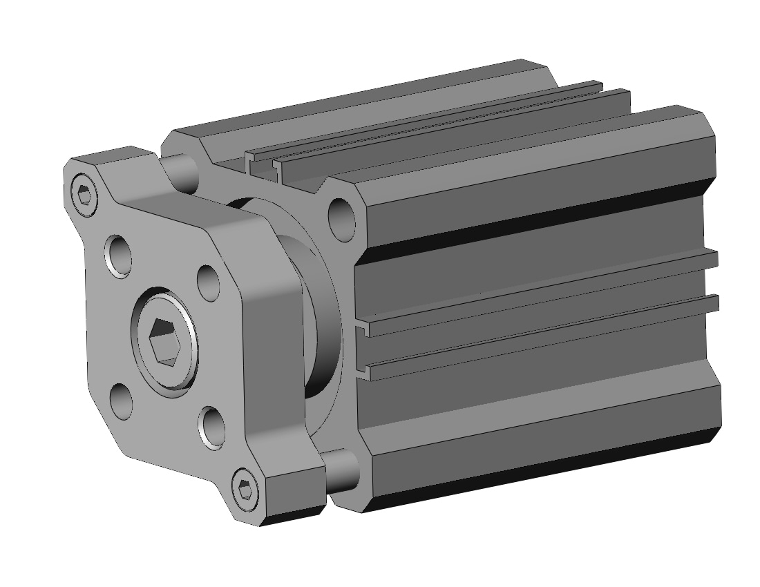 SMC CDQMA32TF-25-M9PSDPC cyl, compact, auto-switch, CQM COMPACT GUIDE ROD CYLINDER