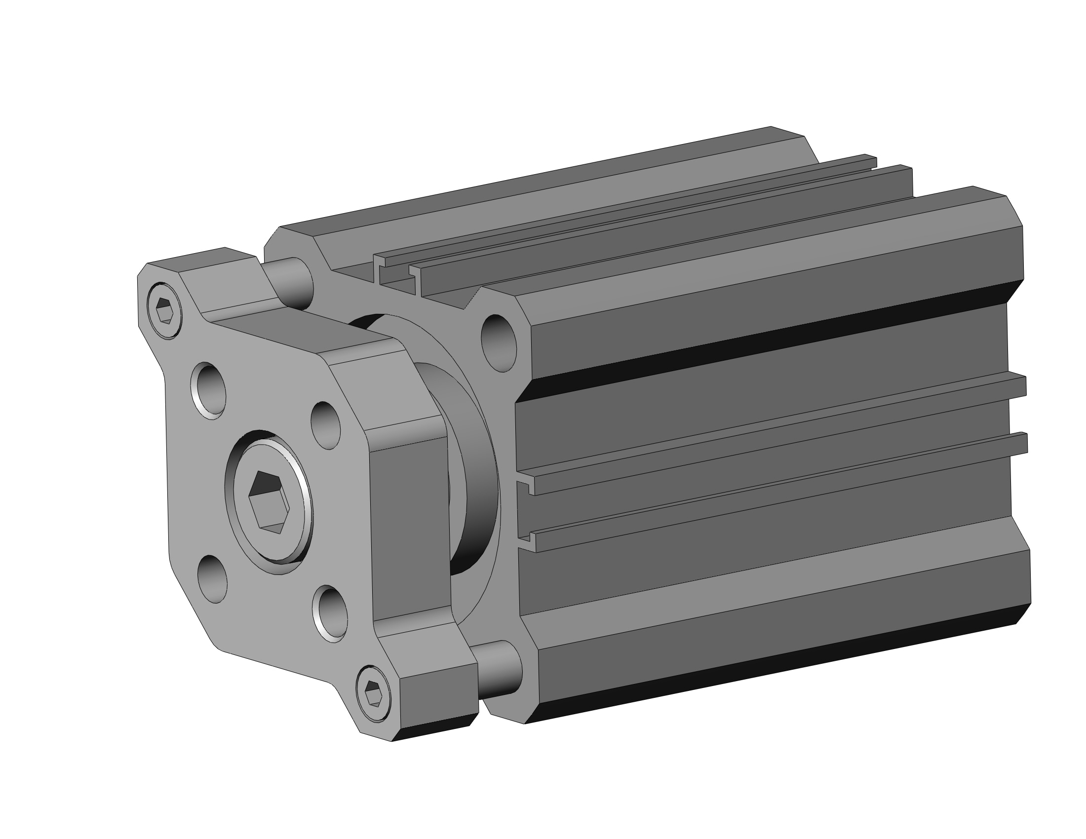 SMC CDQMA32TN-30-M9BWVZ compact guide rod cylinder, cqm, COMPACT CYLINDER W/GUIDE