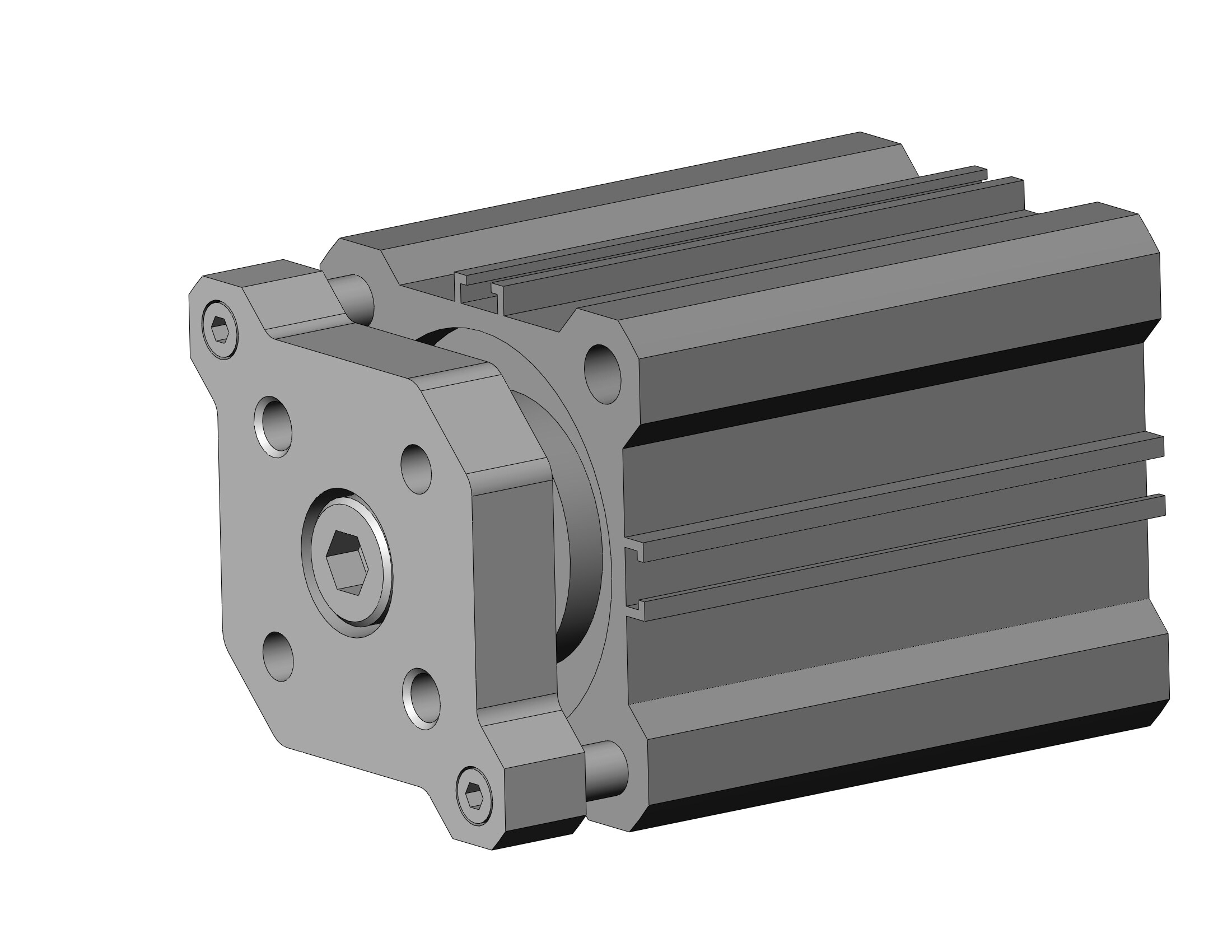 SMC CDQMA40-25-M9PV cyl, compact, auto-switch, CQM COMPACT GUIDE ROD CYLINDER