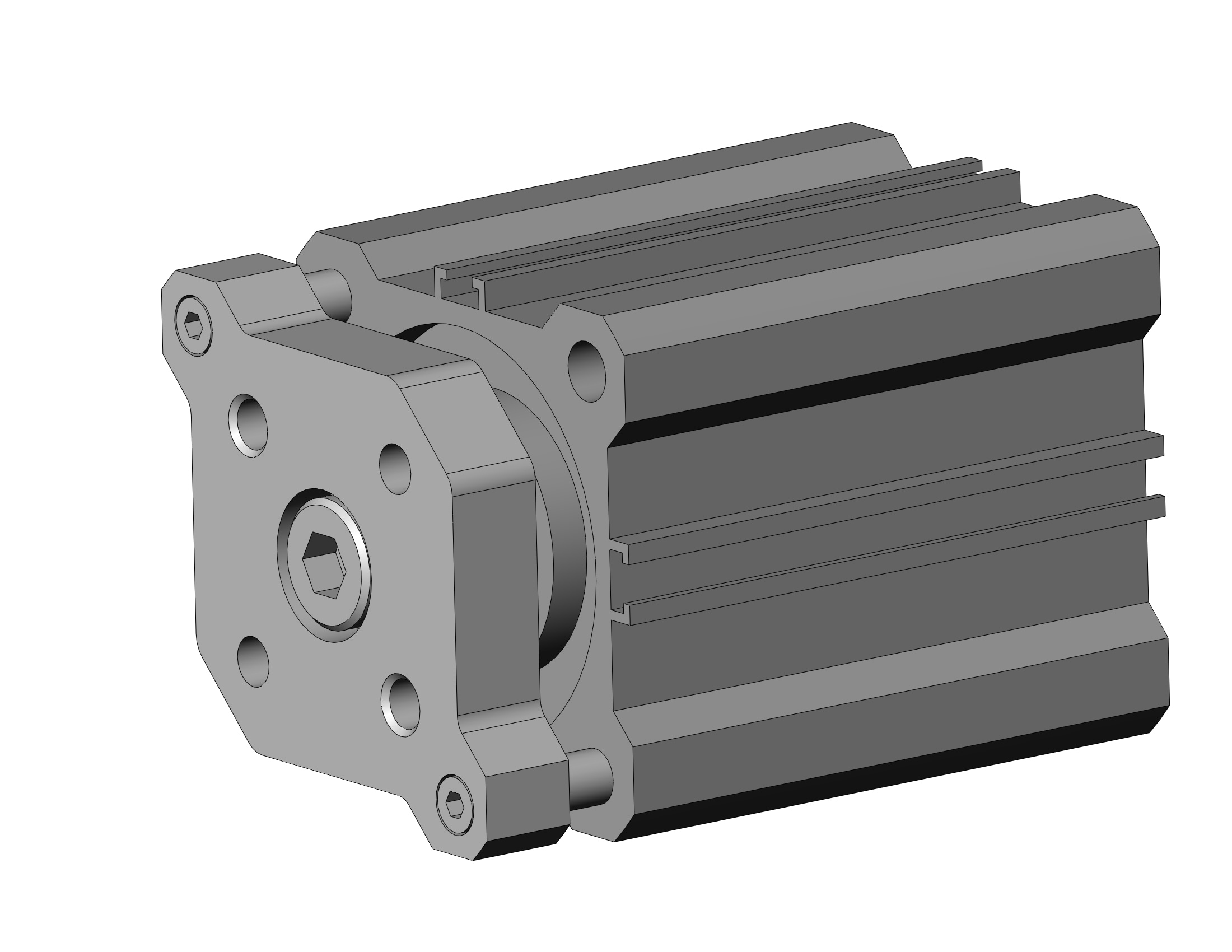 SMC CDQMA40TF-25-M9PWVSDPC compact guide rod cylinder, cqm, COMPACT CYLINDER W/GUIDE