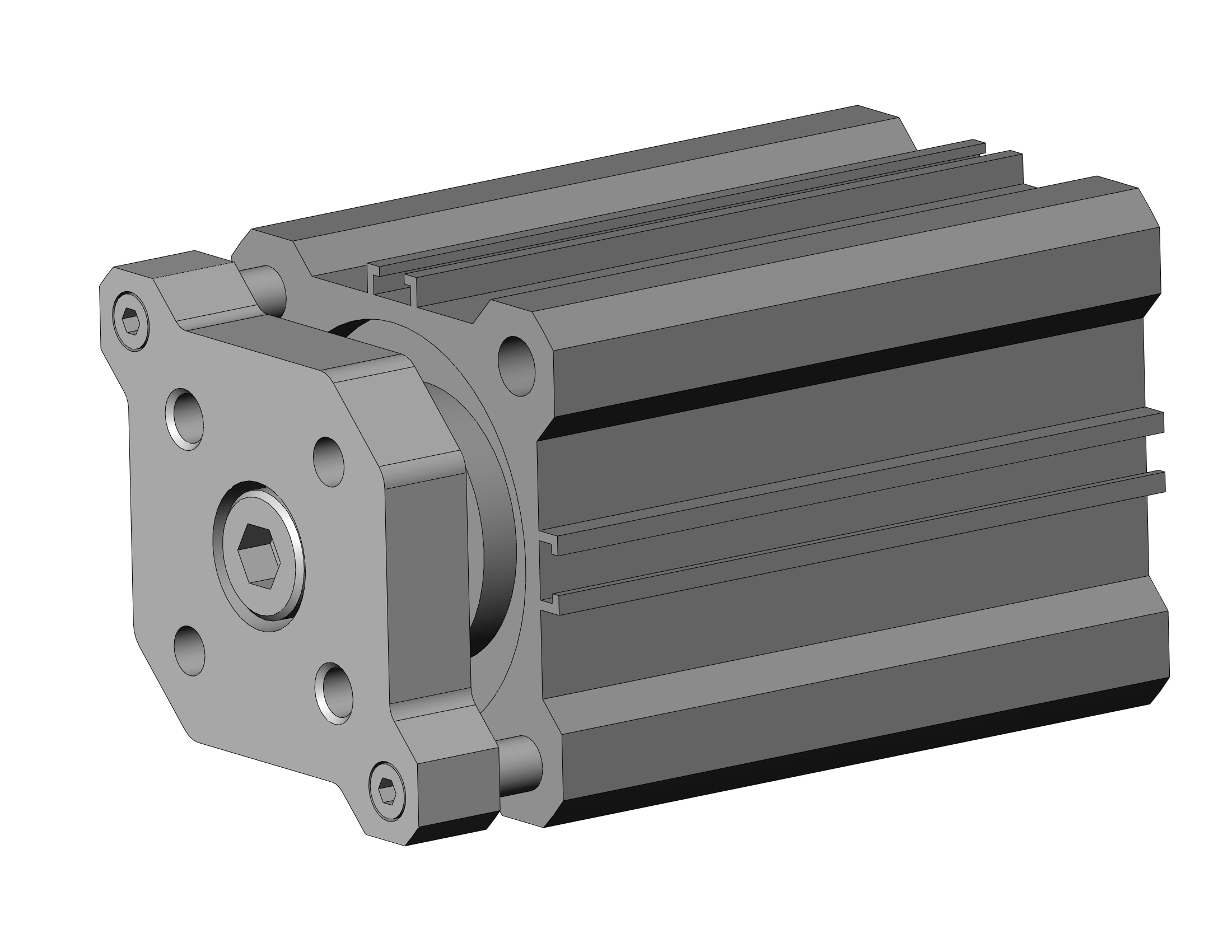 SMC CDQMA40TN-35-M9BMDPC cyl, compact, auto-switch, CQM COMPACT GUIDE ROD CYLINDER