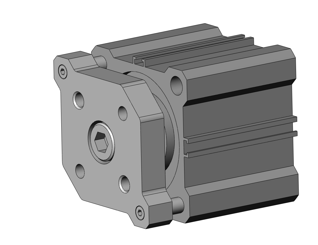 SMC CDQMA50-15-M9PVSDPC compact guide rod cylinder, cqm, COMPACT CYLINDER W/GUIDE