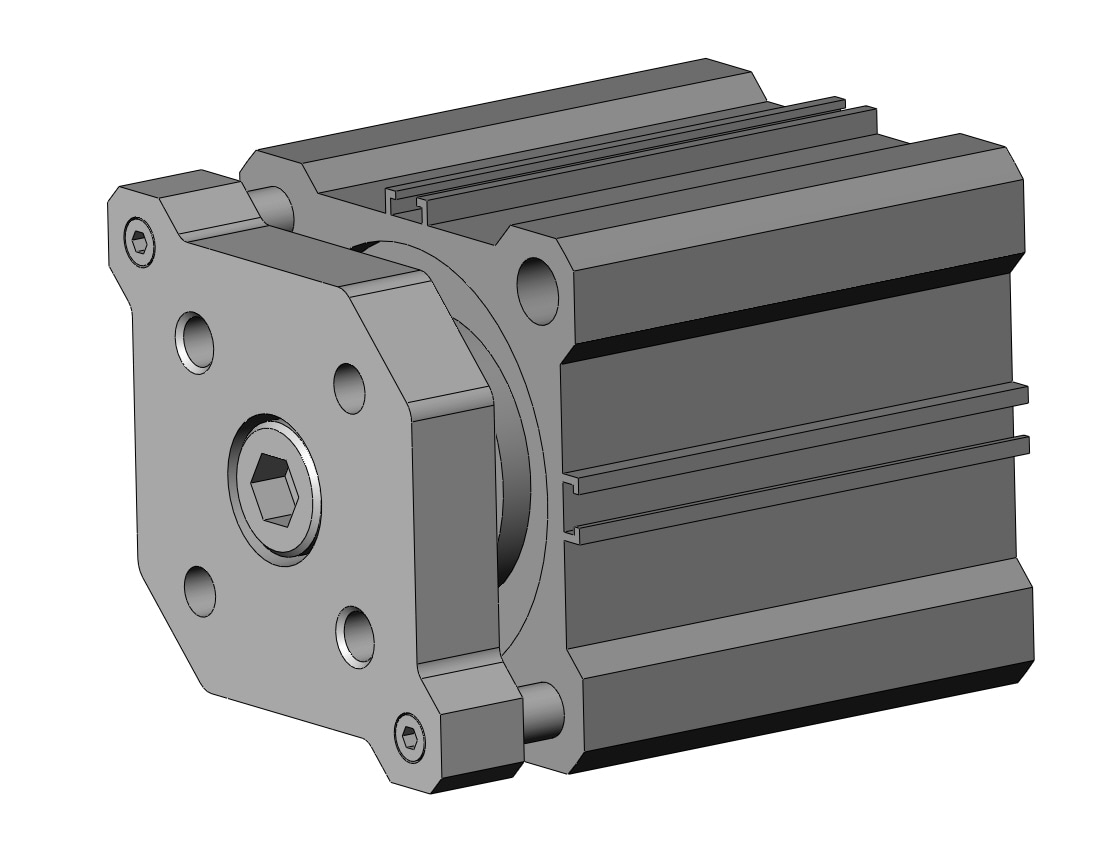 SMC CDQMA50-25-M9PWSDPC compact guide rod cylinder, cqm, COMPACT CYLINDER W/GUIDE