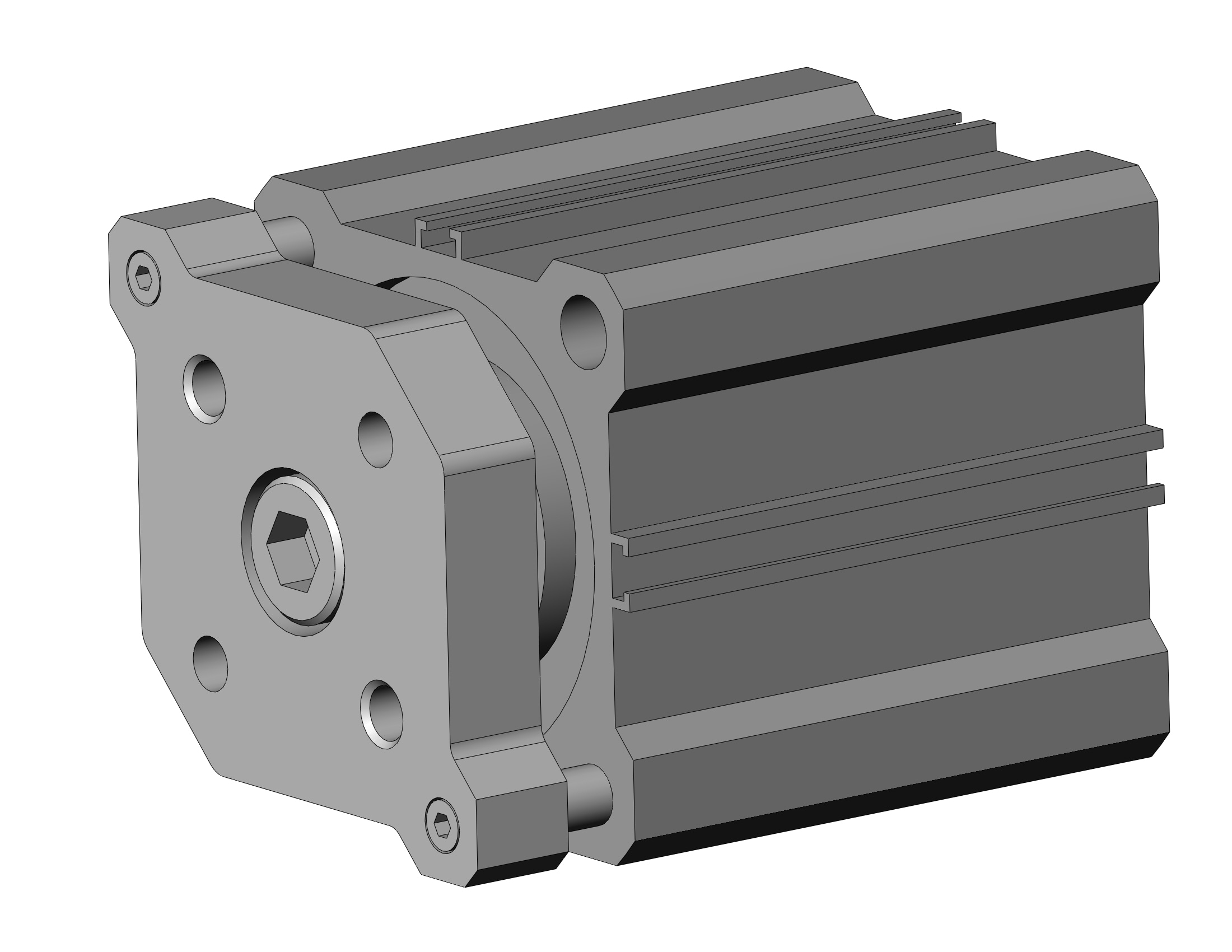 SMC CDQMA50-30-A93L cyl, compact, auto-switch, CQM COMPACT GUIDE ROD CYLINDER