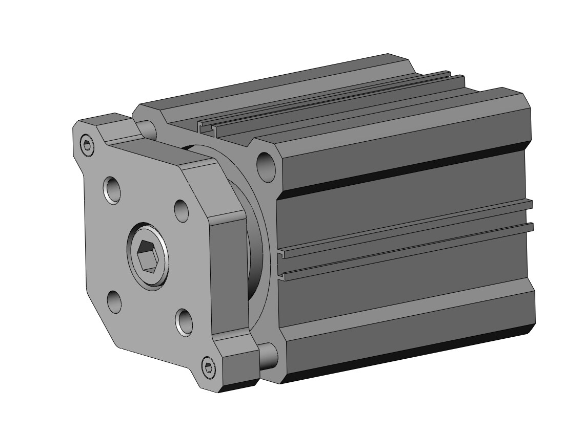 SMC CDQMA50-40-M9PVSDPC compact guide rod cylinder, cqm, COMPACT CYLINDER W/GUIDE