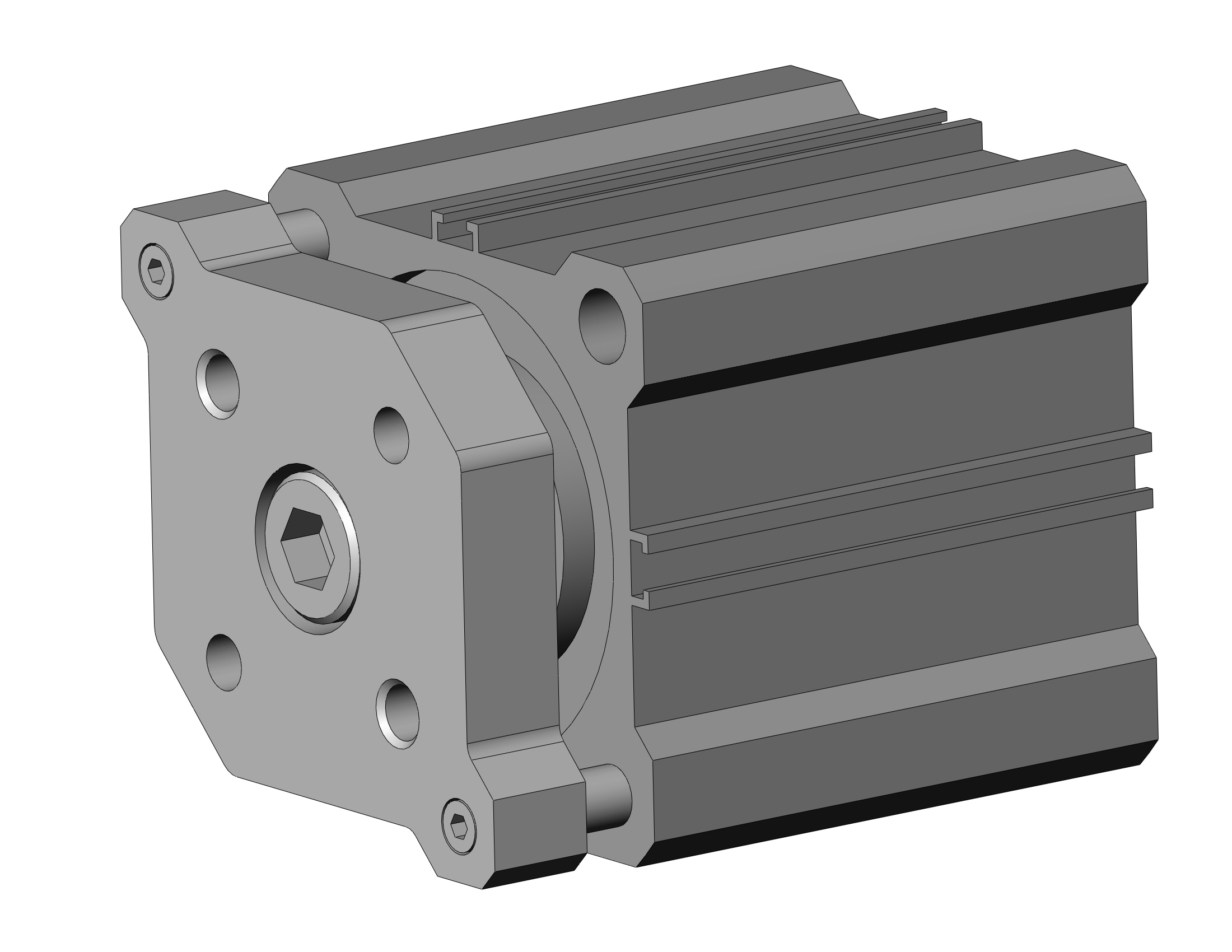 SMC CDQMA50TF-25-M9NL compact guide rod cylinder, cqm, COMPACT CYLINDER W/GUIDE