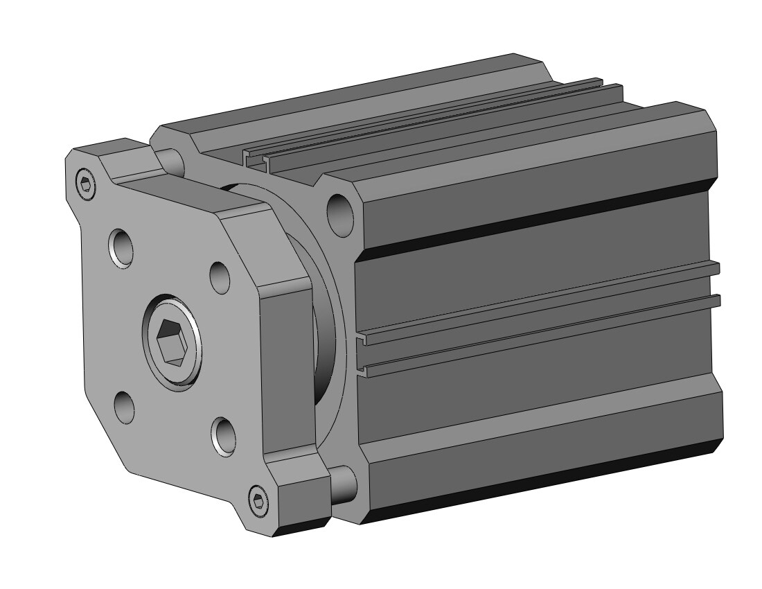 SMC CDQMA50TN-40-M9PSDPC compact guide rod cylinder, cqm, COMPACT CYLINDER W/GUIDE