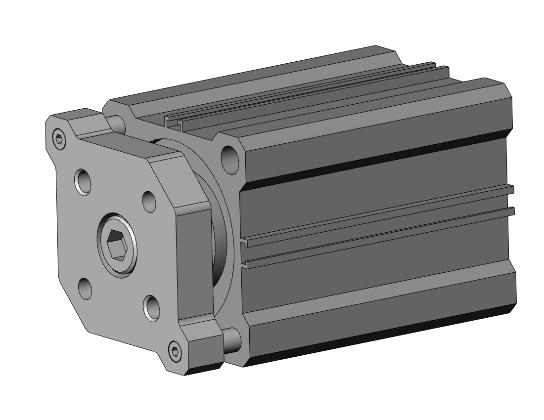 SMC CDQMA50TN-50-M9BW compact guide rod cylinder, cqm, COMPACT CYLINDER W/GUIDE