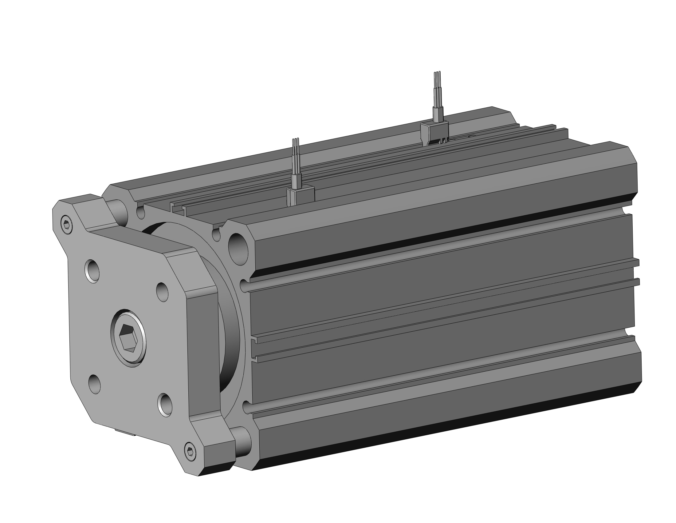 SMC CDQMA63TF-100-M9NV compact guide rod cylinder, cqm, COMPACT CYLINDER W/GUIDE