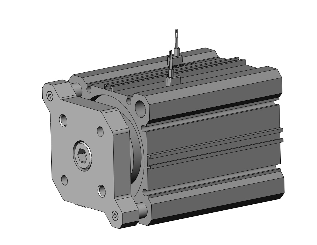 SMC CDQMA63TN-50-M9BWVZ compact guide rod cylinder, cqm, COMPACT CYLINDER W/GUIDE