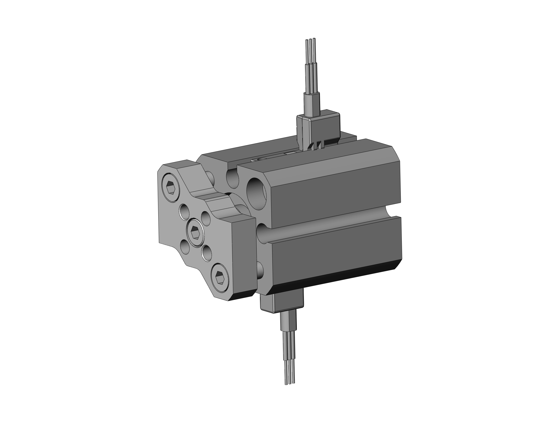 SMC CDQMB12-10-M9PVZ cyl, compact, auto-switch, CQM COMPACT GUIDE ROD CYLINDER