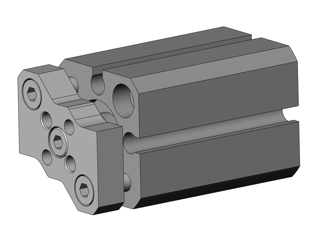 SMC CDQMB12-15-M9PASAPC cyl, compact, auto-switch, CQM COMPACT GUIDE ROD CYLINDER