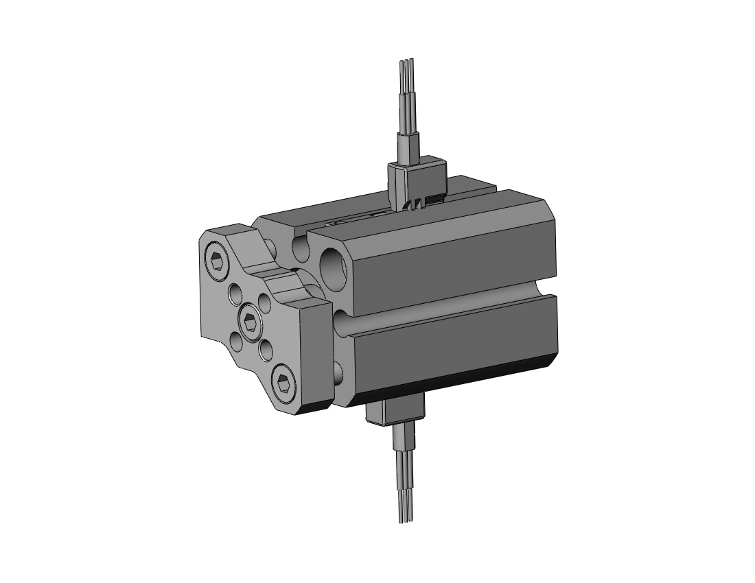 SMC CDQMB12-15-M9PV cyl, compact, auto-switch, CQM COMPACT GUIDE ROD CYLINDER