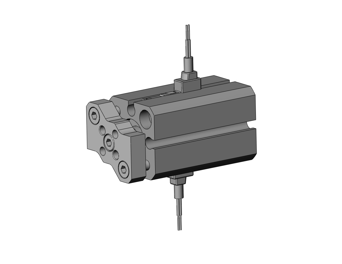 SMC CDQMB12-20-M9BAVL 12mm cqm dbl acting. auto-sw, CQM COMPACT GUIDE ROD CYLINDER