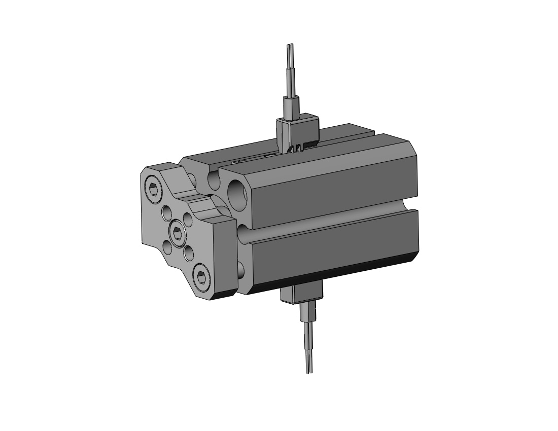 SMC CDQMB12-20-M9BVL cyl, compact, auto-switch, CQM COMPACT GUIDE ROD CYLINDER