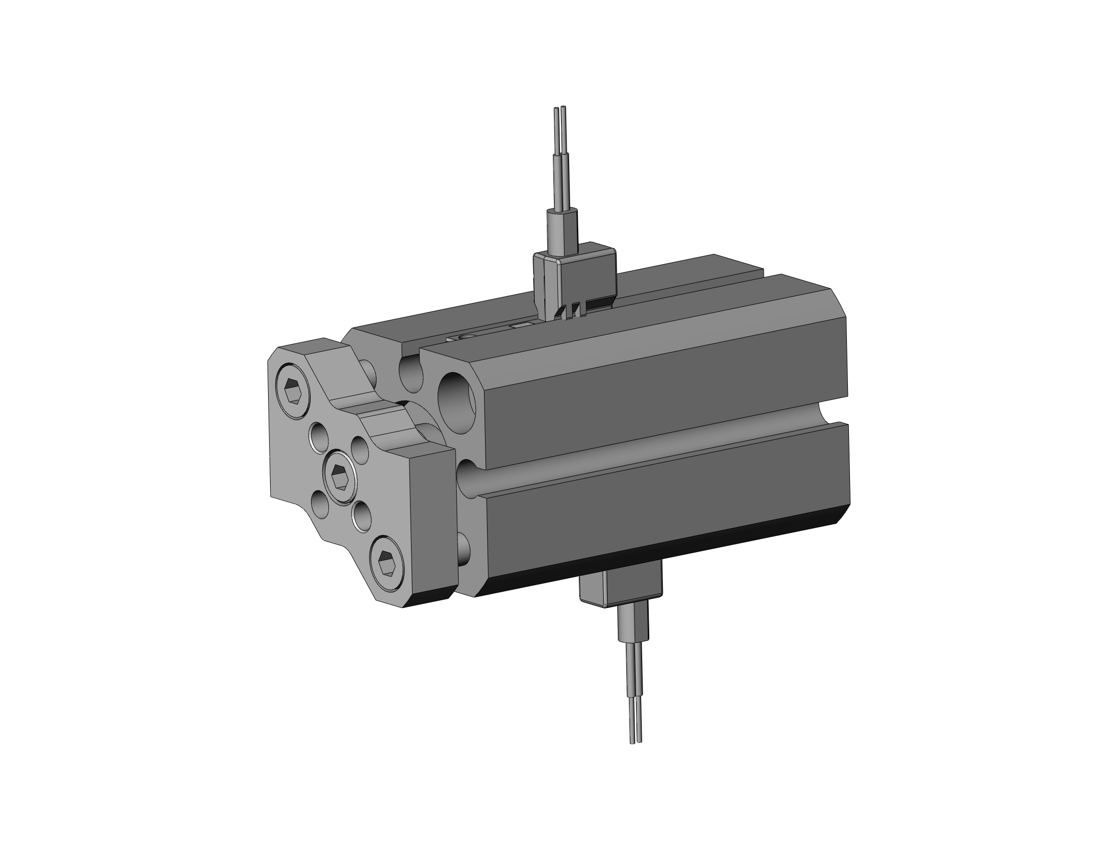 SMC CDQMB12-25-M9BV cyl, compact, auto-switch, CQM COMPACT GUIDE ROD CYLINDER