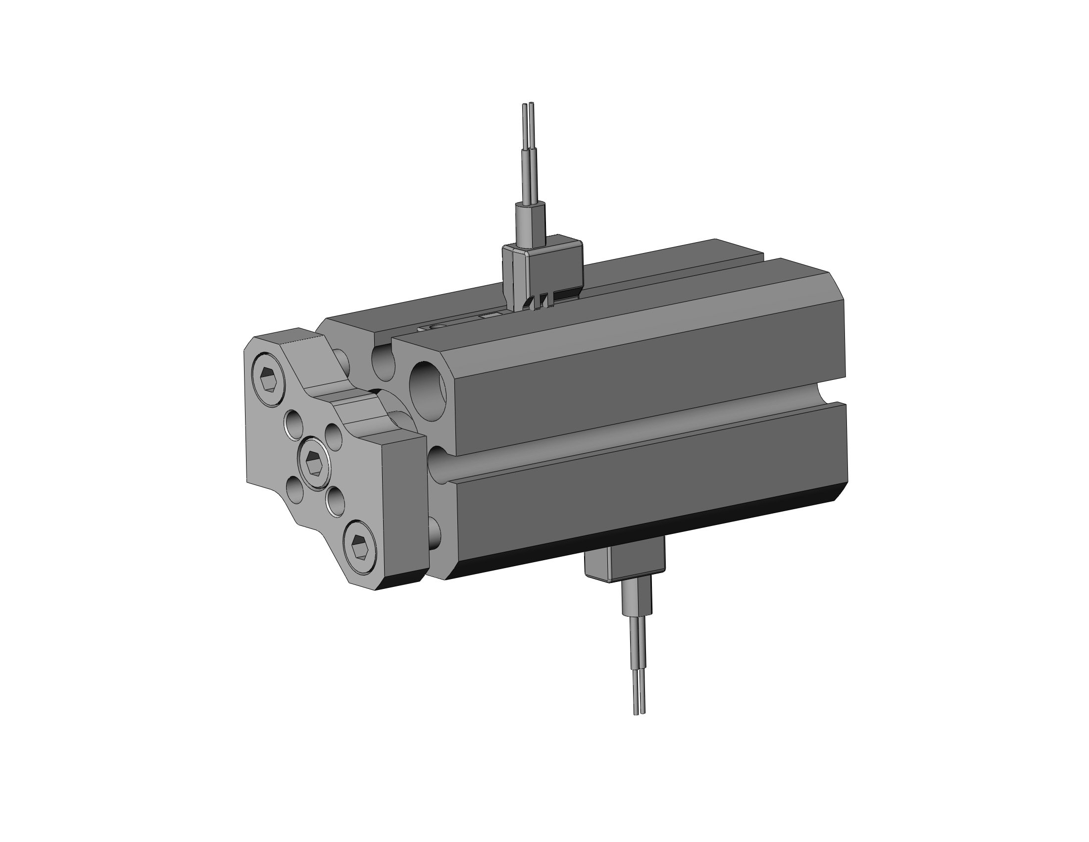 SMC CDQMB12-30-M9BV cyl, compact, auto-switch, CQM COMPACT GUIDE ROD CYLINDER