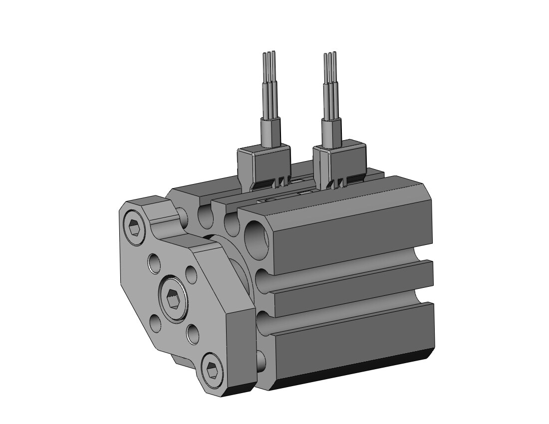 SMC CDQMB16-10-M9PVSDPC cyl, compact, auto-switch, CQM COMPACT GUIDE ROD CYLINDER