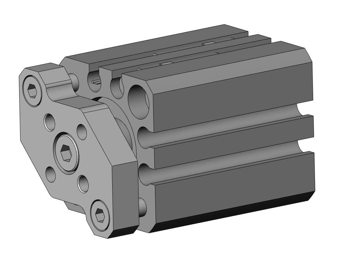 SMC CDQMB16-15-A93L cyl, compact, auto-switch, CQM COMPACT GUIDE ROD CYLINDER