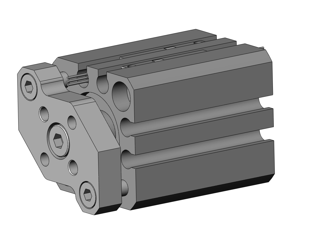 SMC CDQMB16-15-M9PSAPC 16mm cqm dbl acting. auto-sw, CQM COMPACT GUIDE ROD CYLINDER