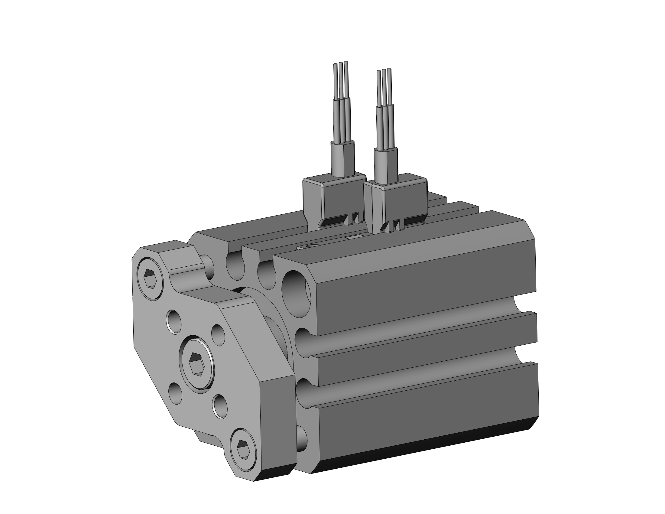 SMC CDQMB16-15-M9PVL cyl, compact, auto-switch, CQM COMPACT GUIDE ROD CYLINDER