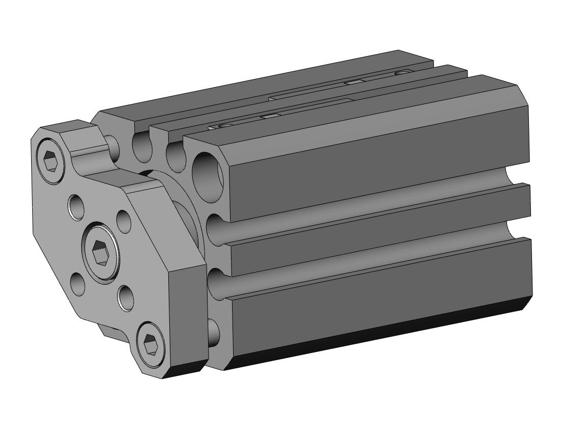 SMC CDQMB16-25-M9N cyl, compact, auto-switch, CQM COMPACT GUIDE ROD CYLINDER