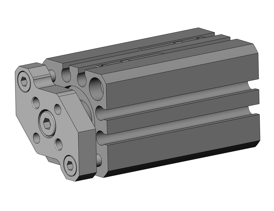 SMC CDQMB16-30-M9PSDPC compact guide rod cylinder, cqm, COMPACT CYLINDER W/GUIDE