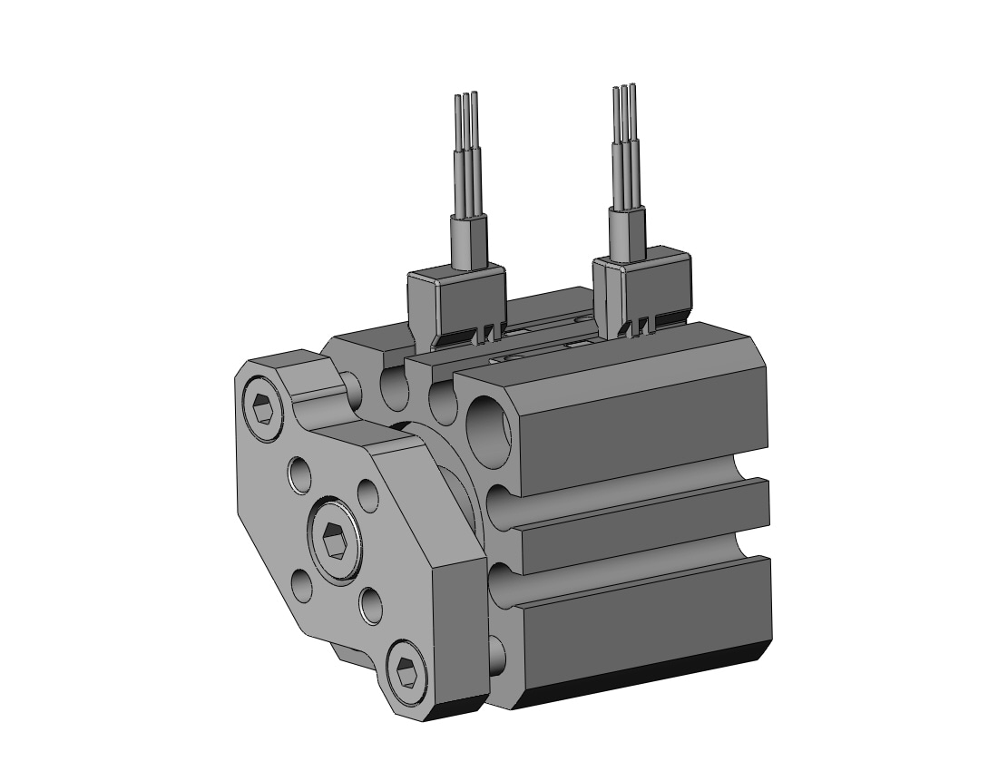 SMC CDQMB16-5-M9PVZ cyl, compact, auto-switch, CQM COMPACT GUIDE ROD CYLINDER