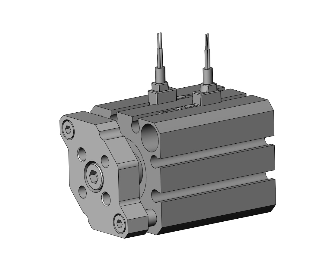 SMC CDQMB20-15-M9BAVL cyl, compact, auto-switch, CQM COMPACT GUIDE ROD CYLINDER