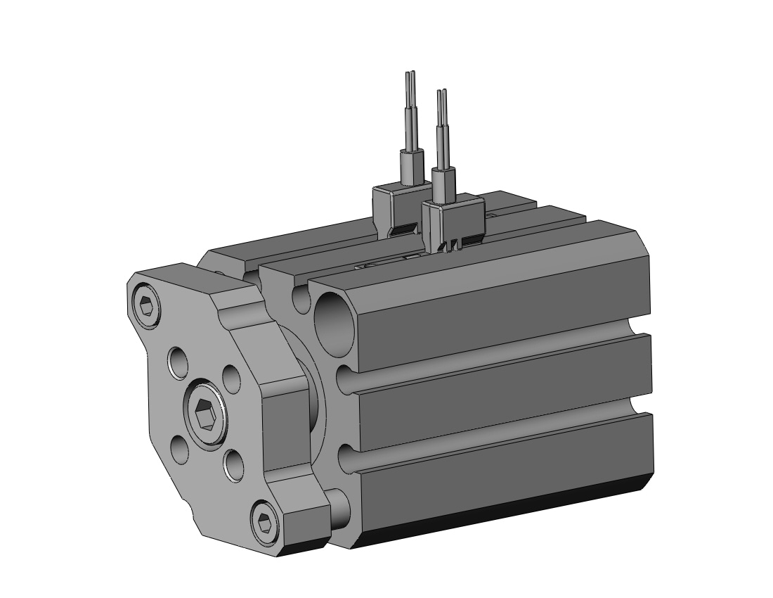 SMC CDQMB20-20-M9BWVL cyl, compact, auto-switch, CQM COMPACT GUIDE ROD CYLINDER