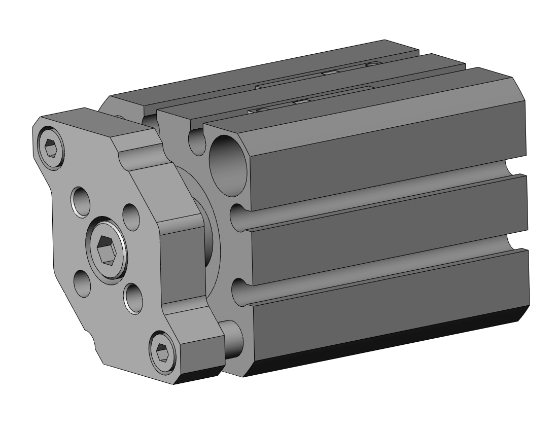 SMC CDQMB20-20-M9NWM compact guide rod cylinder, cqm, COMPACT CYLINDER W/GUIDE