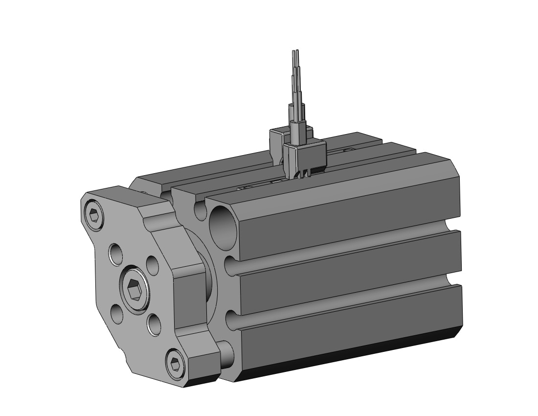 SMC CDQMB20-25-M9BWV cyl, compact, auto-switch, CQM COMPACT GUIDE ROD CYLINDER