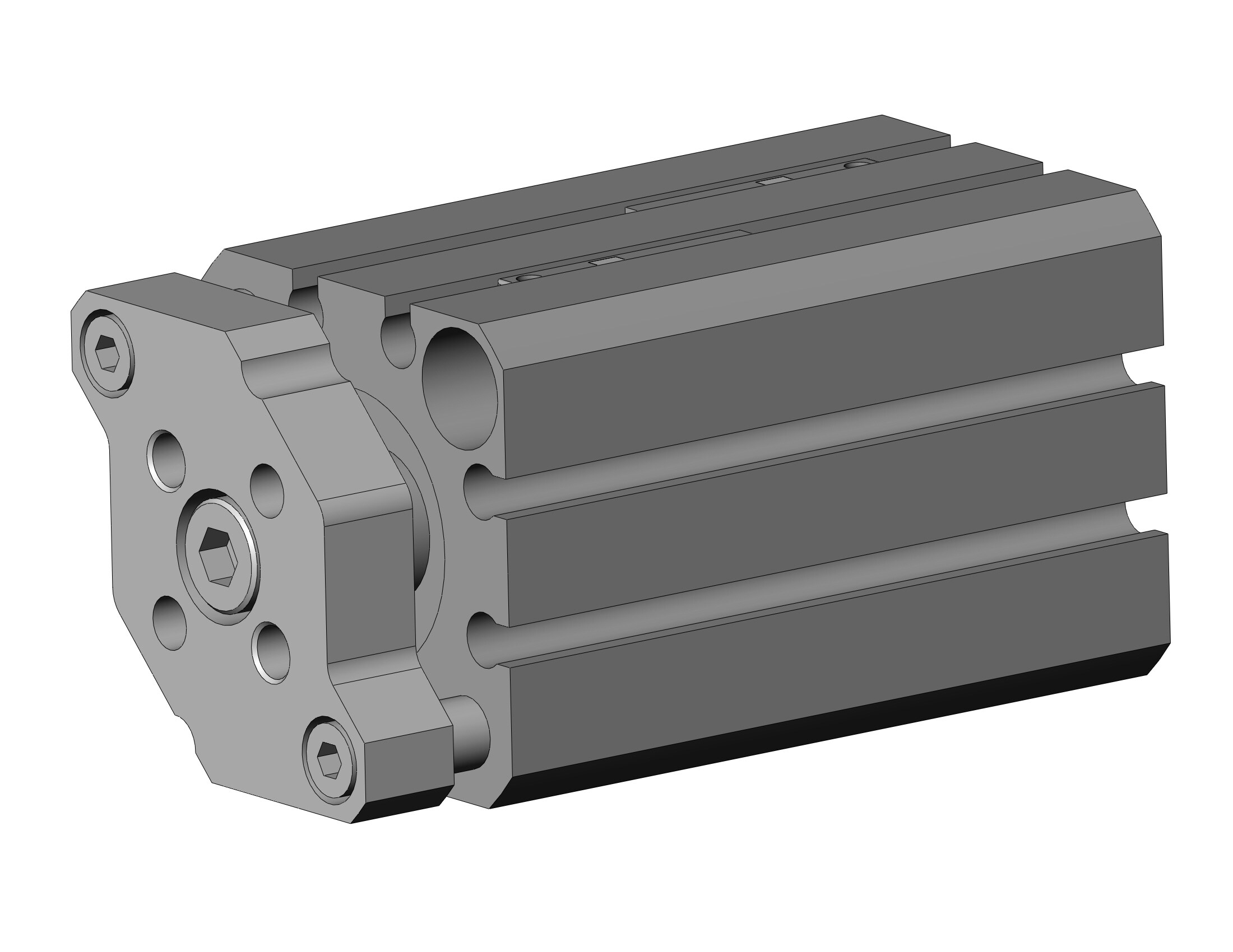 SMC CDQMB20-30-M9PM compact guide rod cylinder, cqm, COMPACT CYLINDER W/GUIDE