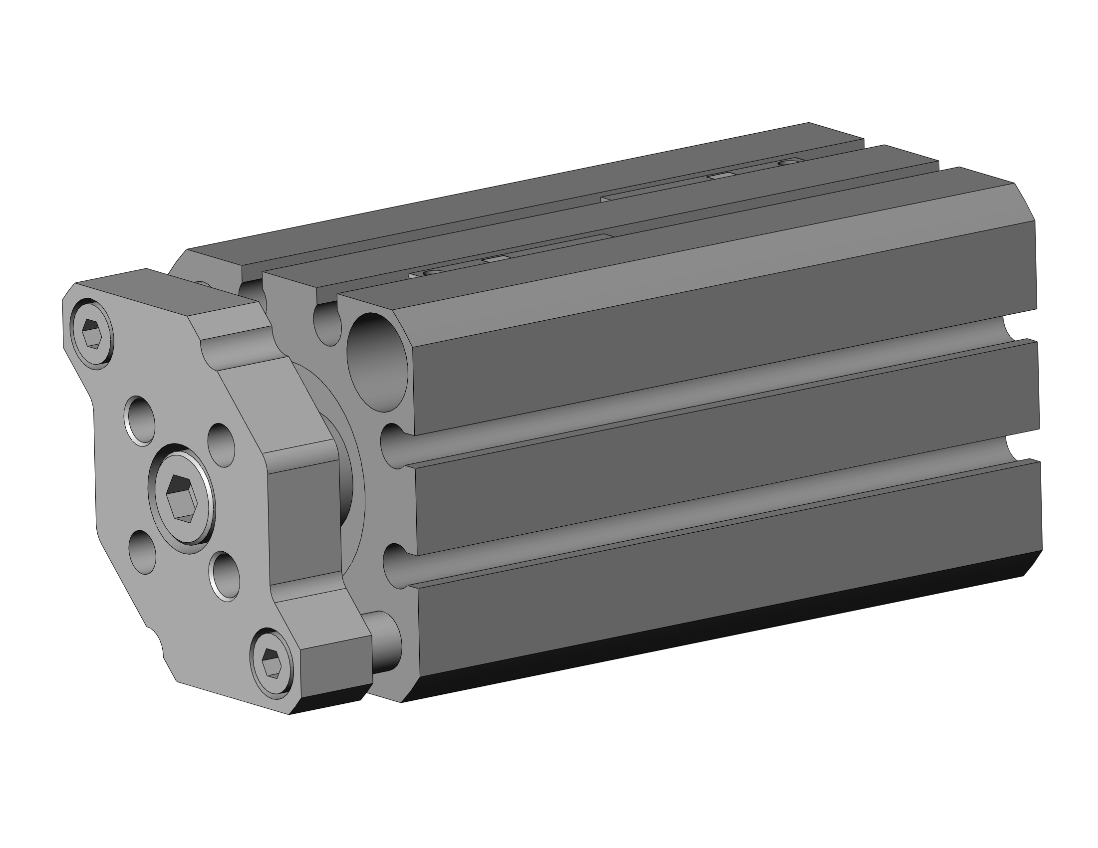 SMC CDQMB20-40-M9BW cyl, compact, auto-switch, CQM COMPACT GUIDE ROD CYLINDER