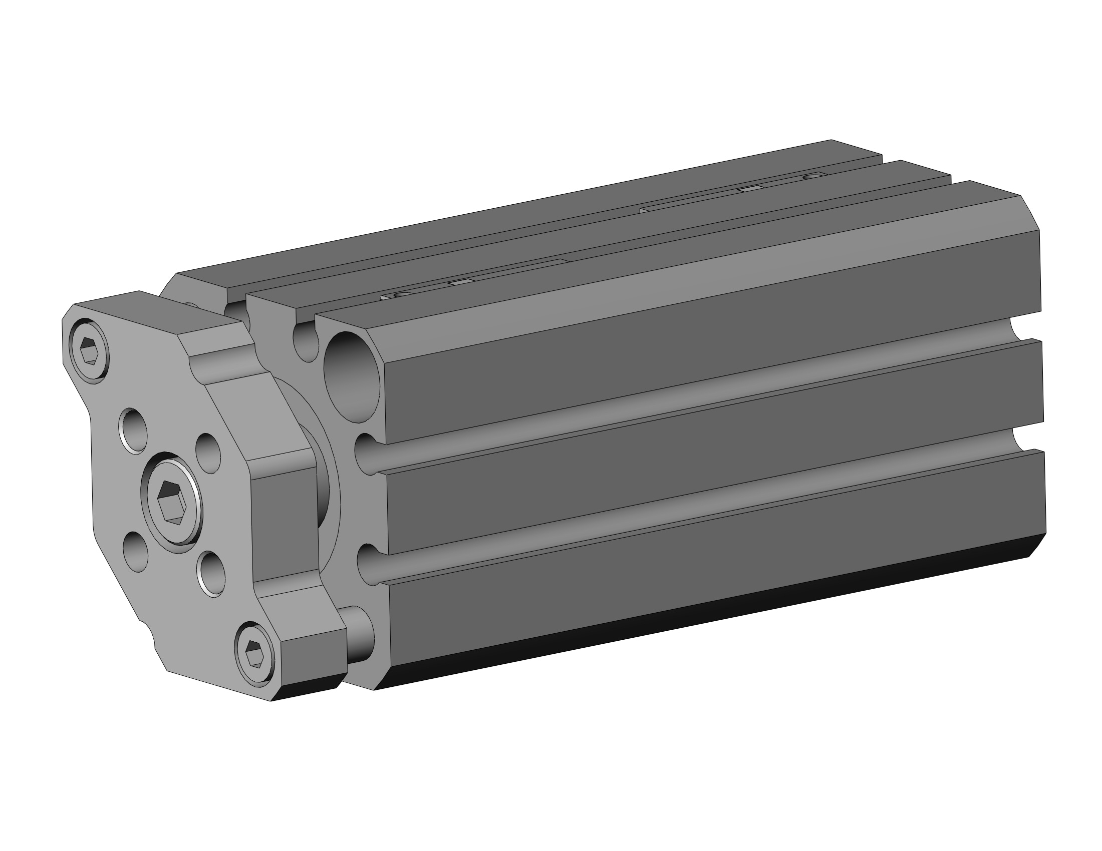 SMC CDQMB20-50-M9BL cyl, compact, auto-switch, CQM COMPACT GUIDE ROD CYLINDER