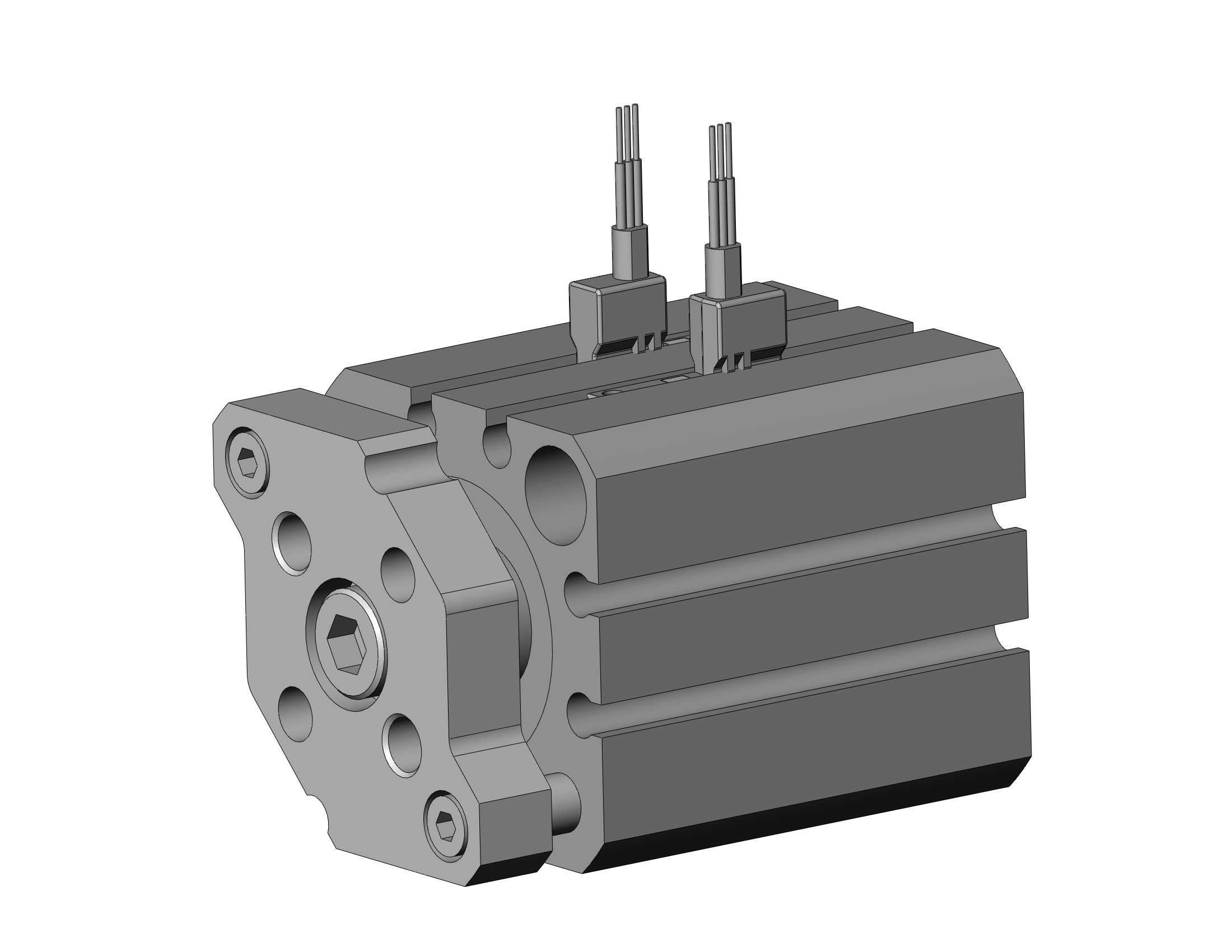 SMC CDQMB25-15-M9NVL cyl, compact, auto-switch, CQM COMPACT GUIDE ROD CYLINDER