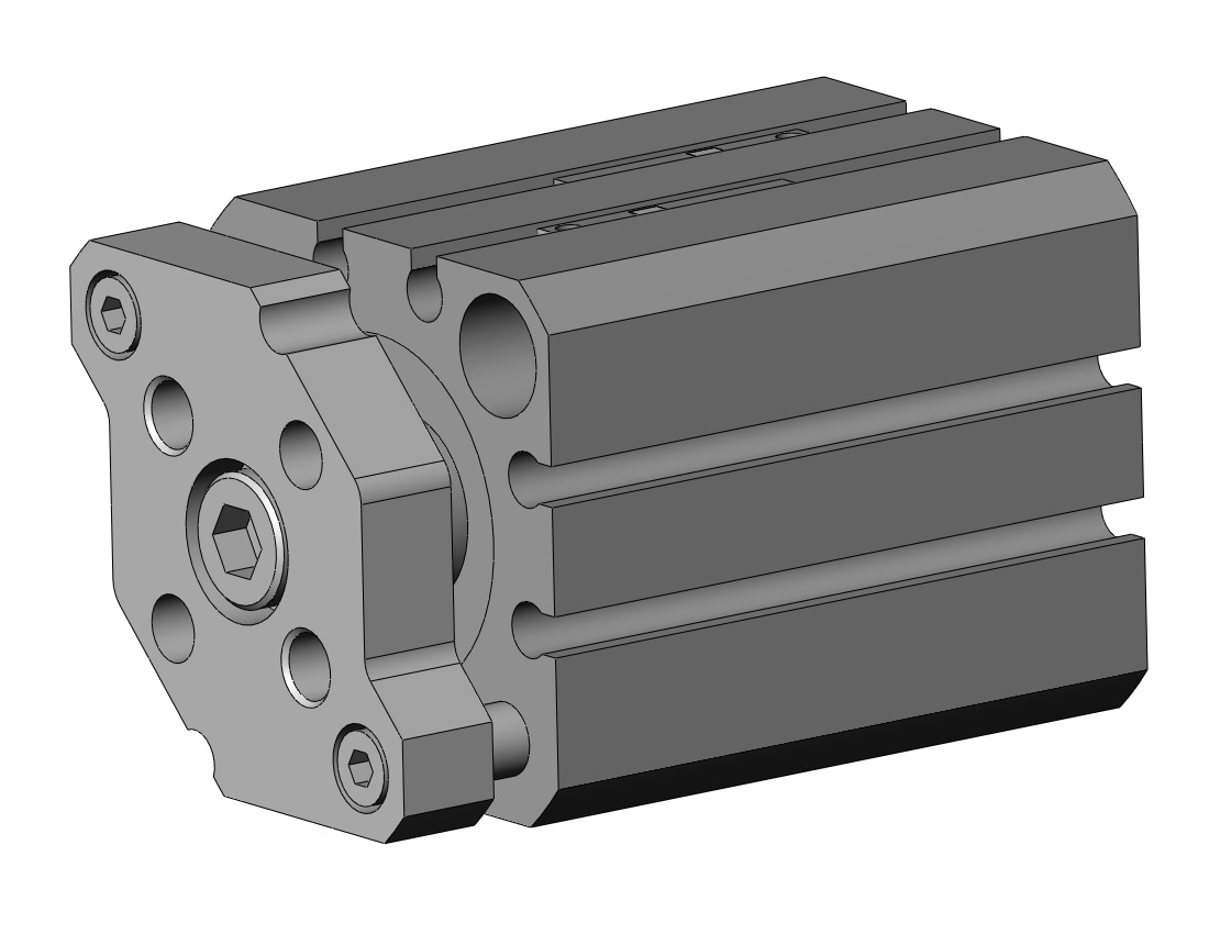 SMC CDQMB25-20-M9BSDPC cyl, compact, auto-switch, CQM COMPACT GUIDE ROD CYLINDER