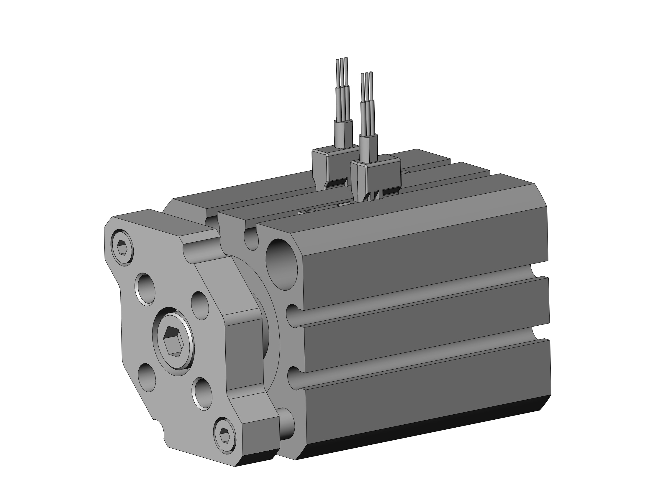 SMC CDQMB25-20-M9NVL cyl, compact, auto-switch, CQM COMPACT GUIDE ROD CYLINDER