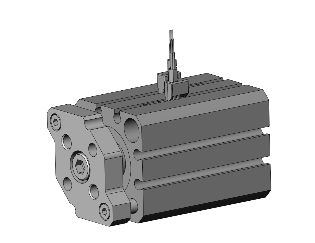 SMC CDQMB25-25-M9BV cyl, compact, auto-switch, CQM COMPACT GUIDE ROD CYLINDER