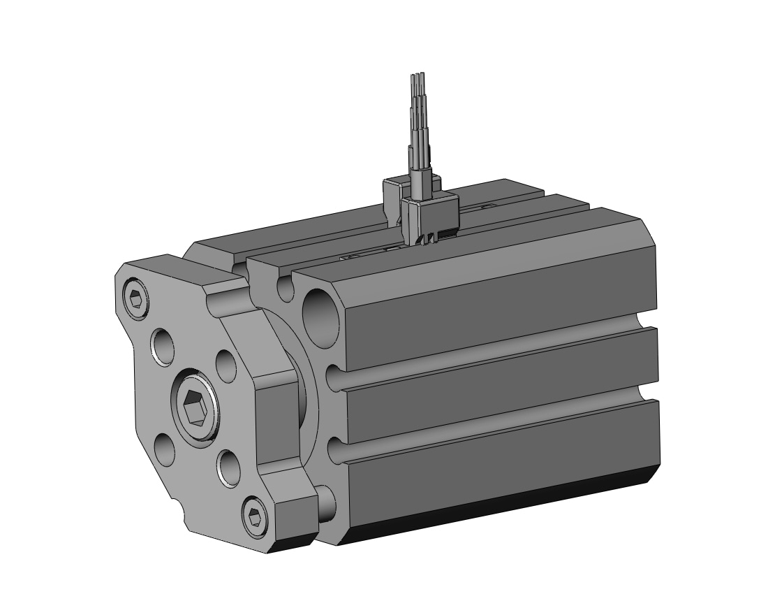 SMC CDQMB25-25-M9PV cyl, compact, auto-switch, CQM COMPACT GUIDE ROD CYLINDER