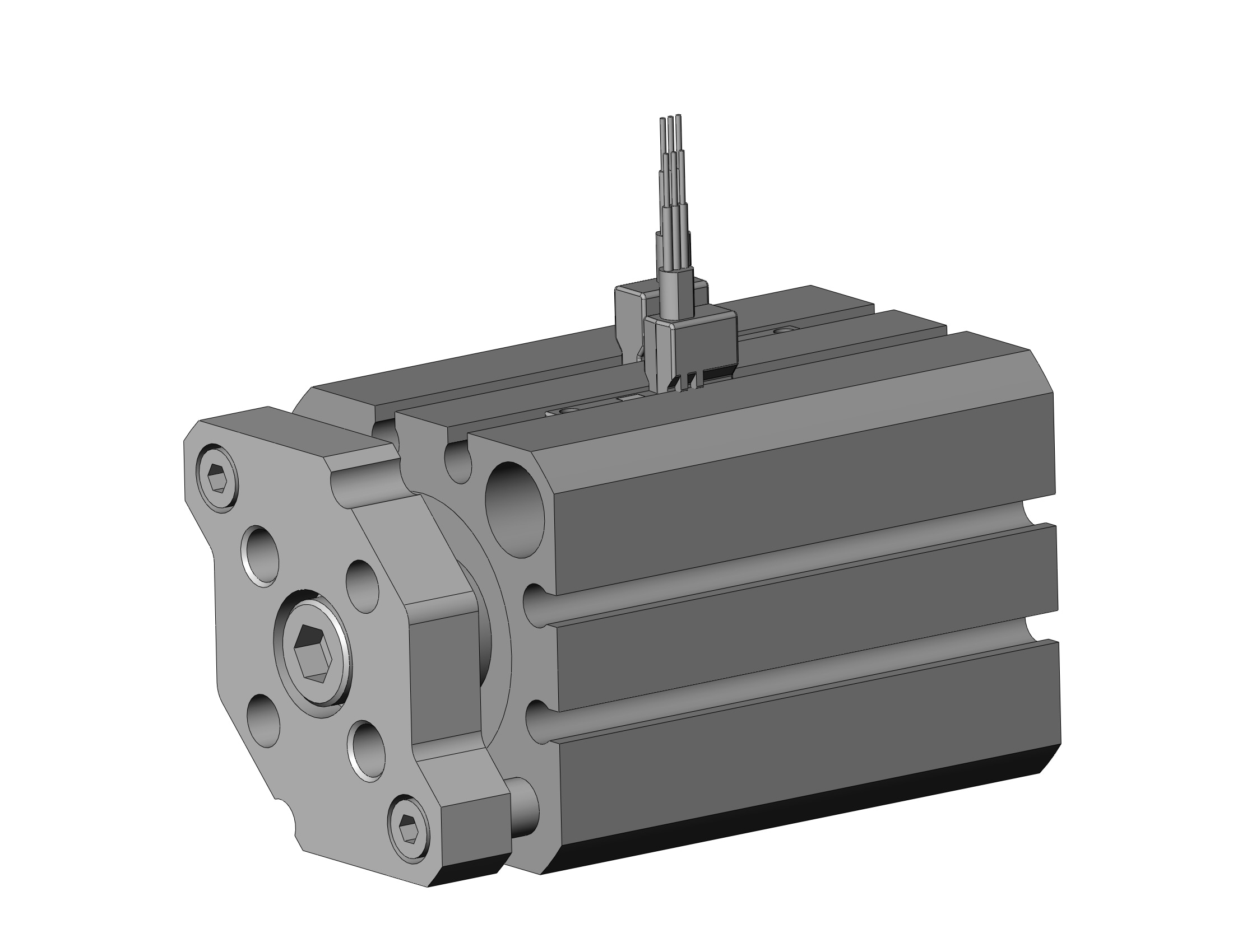 SMC CDQMB25-25-M9PVL cyl, compact, auto-switch, CQM COMPACT GUIDE ROD CYLINDER