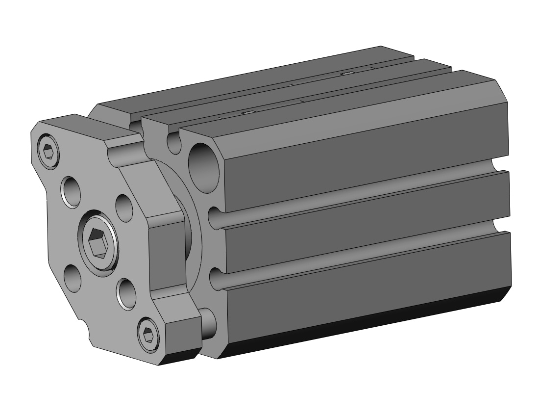 SMC CDQMB25-30-A93L 25mm cqm dbl acting. auto-sw, CQM COMPACT GUIDE ROD CYLINDER