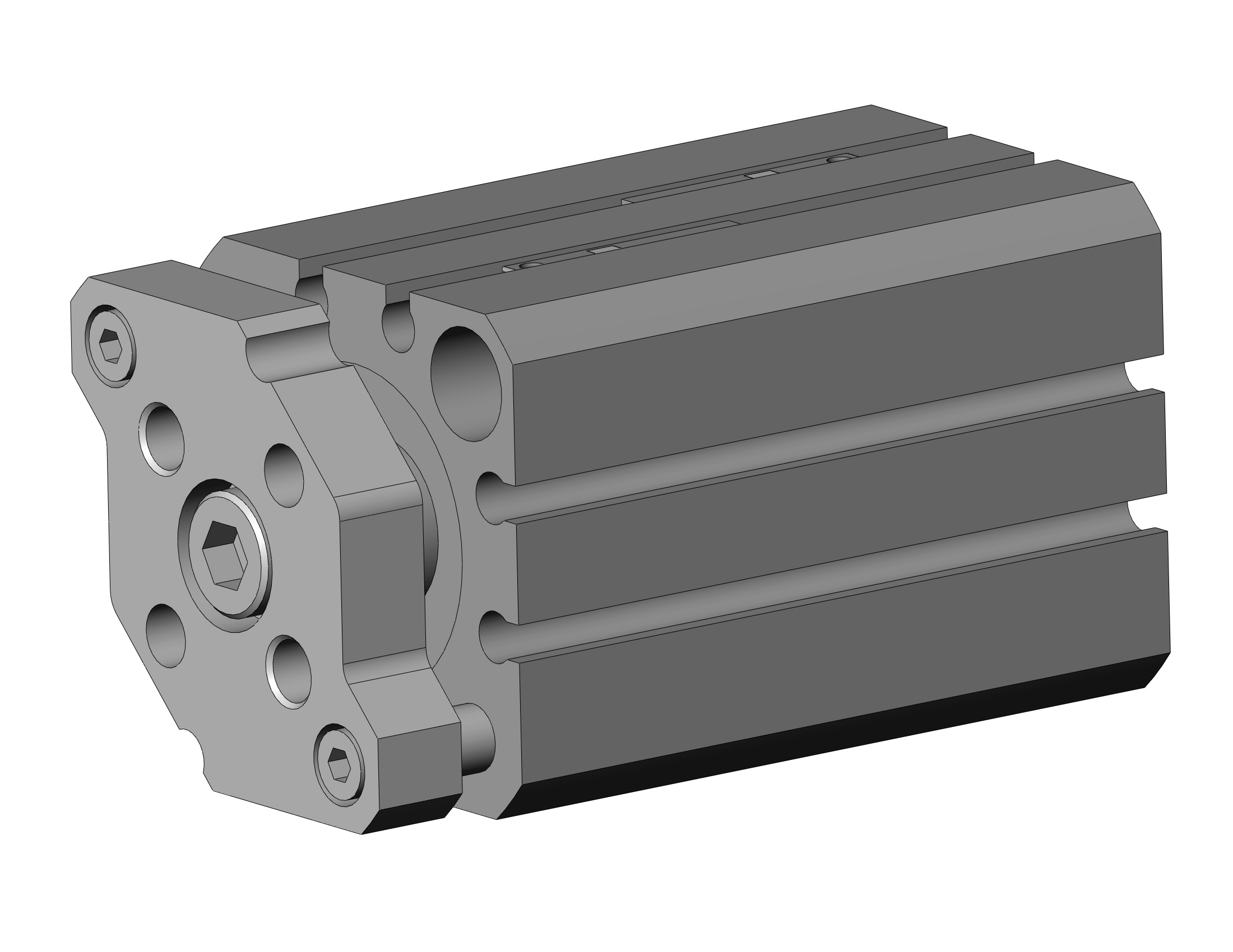 SMC CDQMB25-30-M9BZ compact guide rod cylinder, cqm, COMPACT CYLINDER W/GUIDE