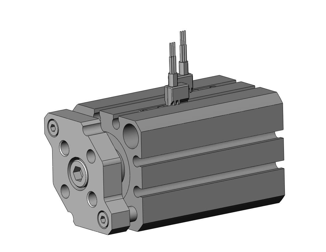 SMC CDQMB25-30-M9NVL cyl, compact, auto-switch, CQM COMPACT GUIDE ROD CYLINDER