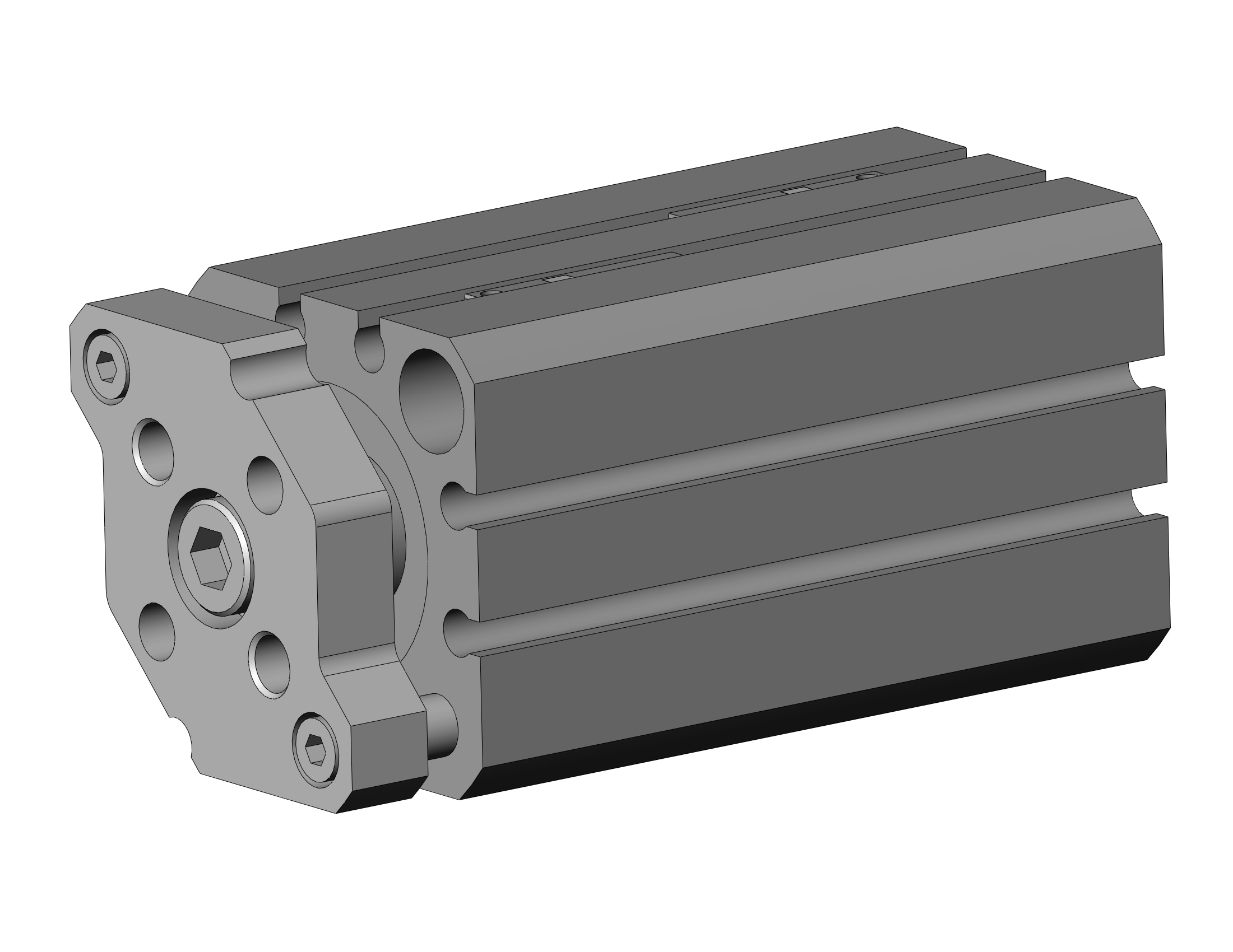 SMC CDQMB25-40-M9N cyl, compact, auto-switch, CQM COMPACT GUIDE ROD CYLINDER