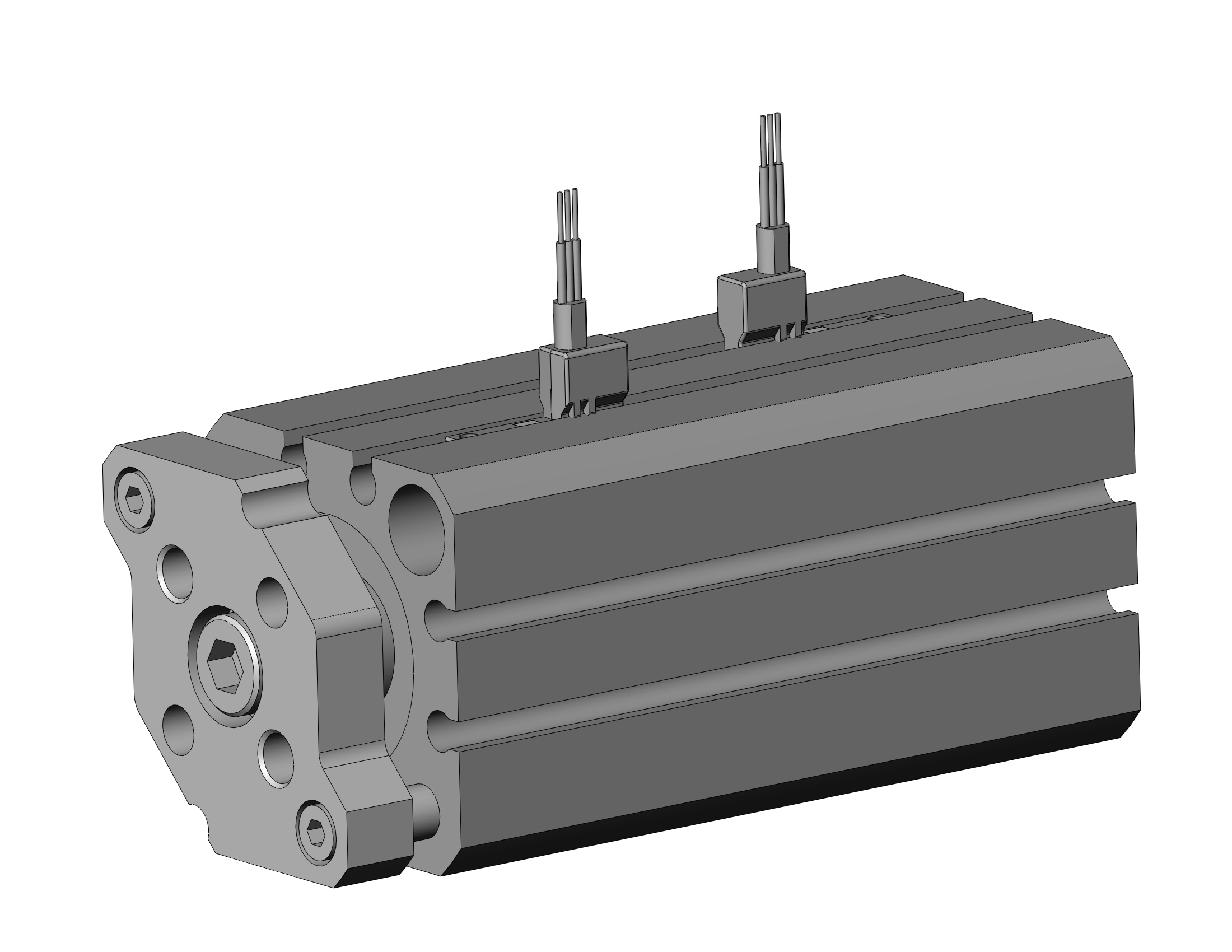 SMC CDQMB25-50-M9PV cyl, compact, auto-switch, CQM COMPACT GUIDE ROD CYLINDER