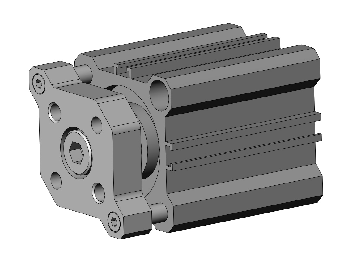 SMC CDQMB32-20-M9BWL 32mm cqm dbl acting. auto-sw, CQM COMPACT GUIDE ROD CYLINDER